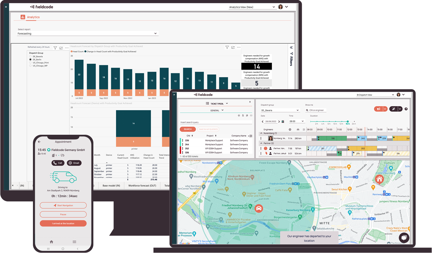 Fieldcode Field Service Management solution